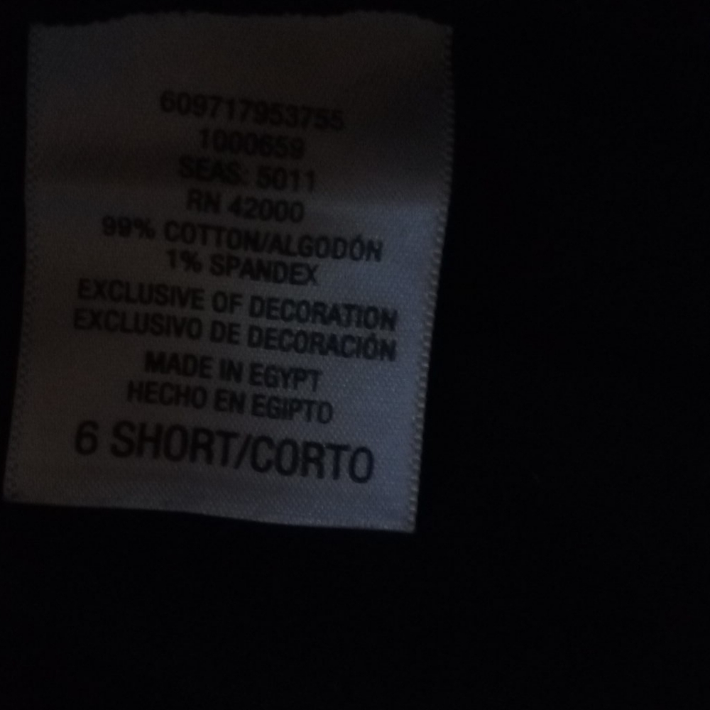Jaclyn Smith black, bootleg jeans, sz 6 short - Picture 4 of 6